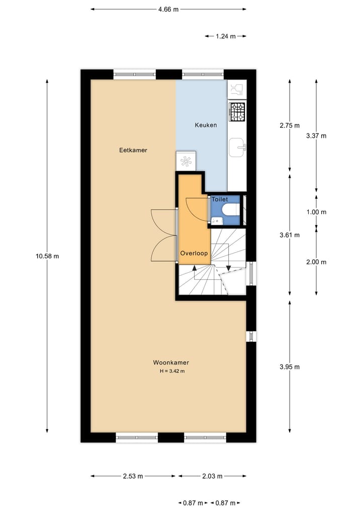 Foto 38 van Bankastraat 1-W