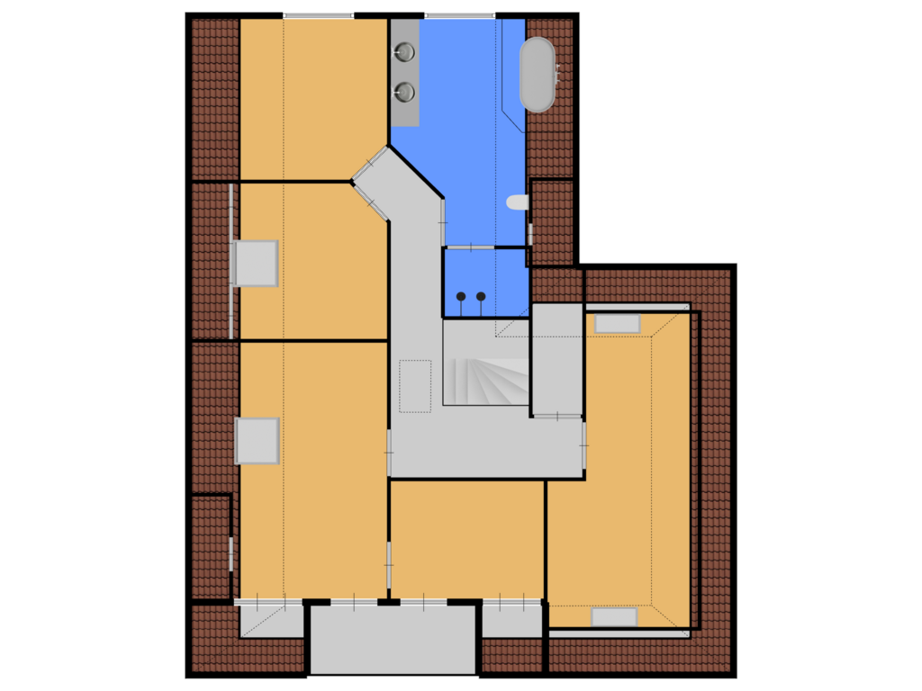 Bekijk plattegrond van Eerste verdieping van Boonkamp 48