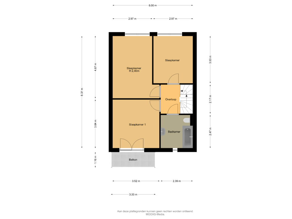 Bekijk plattegrond van 1e Verdieping van Gele lis 5