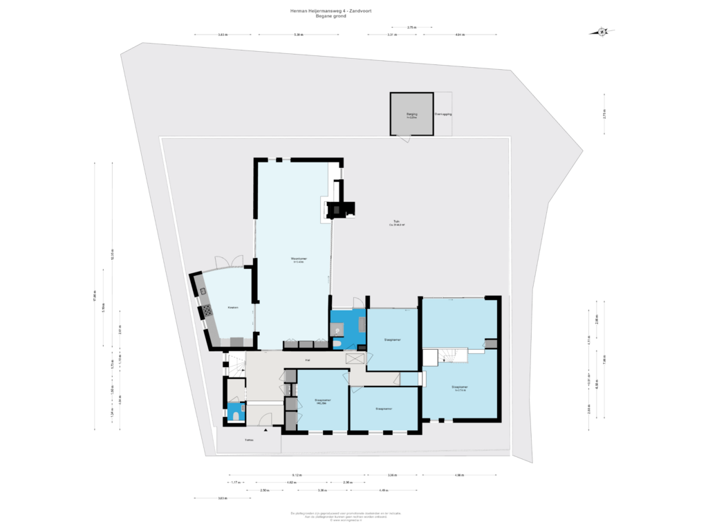 Bekijk plattegrond van Begane grond van Herman Heijermansweg 4