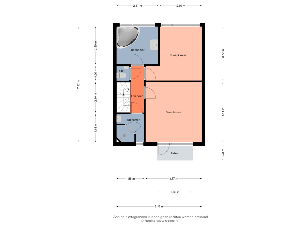 Bekijk plattegrond van Verdieping 1 van Kerkstraat 65