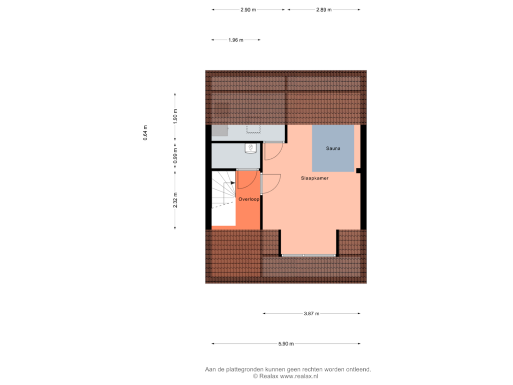 Bekijk plattegrond van Verdieping 2 van Kerkstraat 65