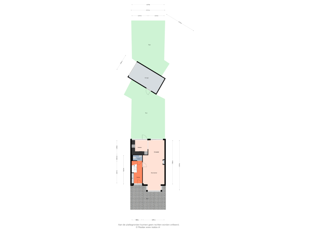 Bekijk plattegrond van Begane grond Tuin van Kerkstraat 65