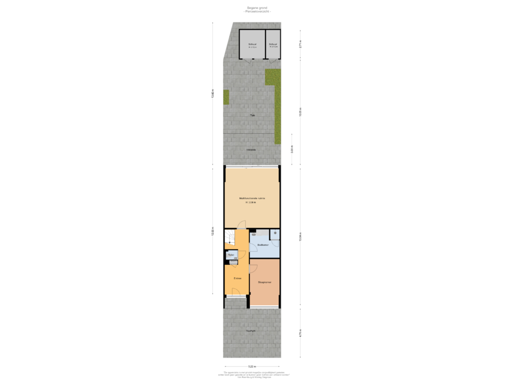 Bekijk plattegrond van Tuin van Roosmarijnhof 13