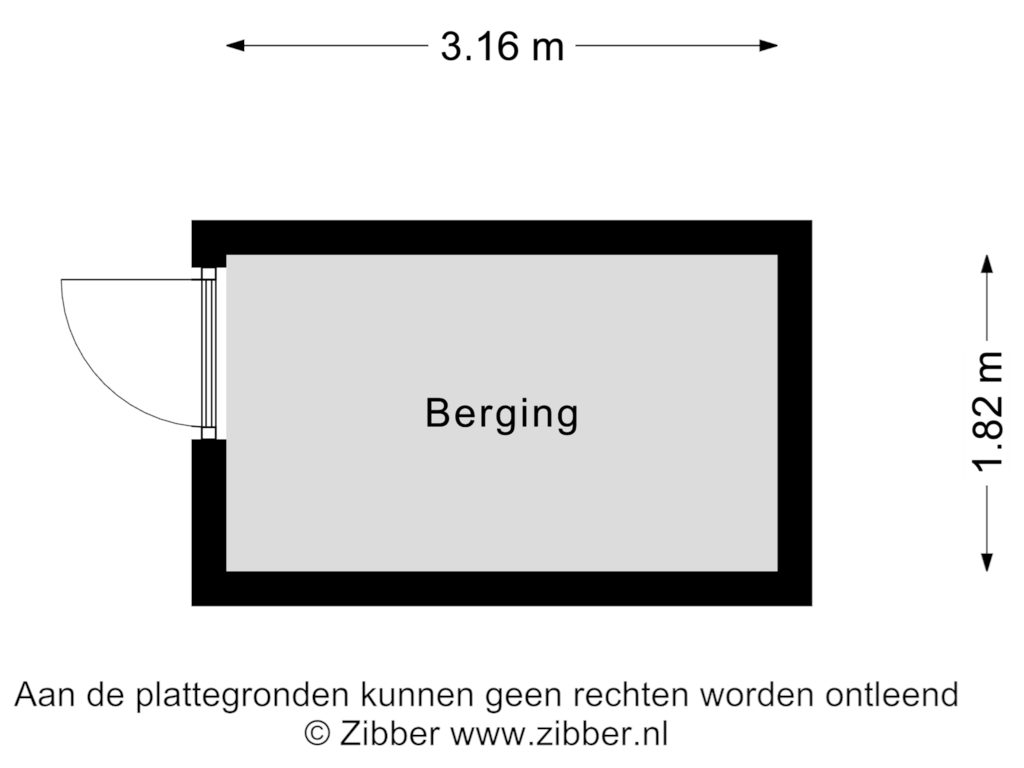 Bekijk plattegrond van Berging van Draaistok 24