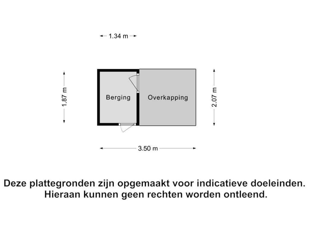 Bekijk plattegrond van Berging van Westdijk 2