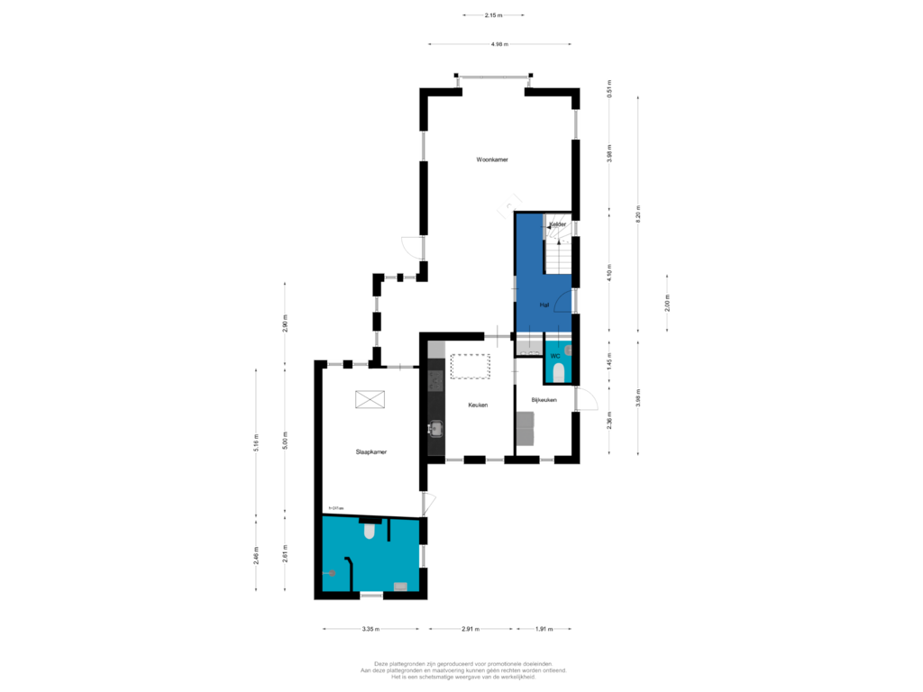 Bekijk plattegrond van Begane Grond van Burg. Woltersstraat 27