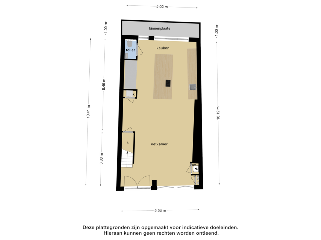 View floorplan of Begane grond of Schie 7