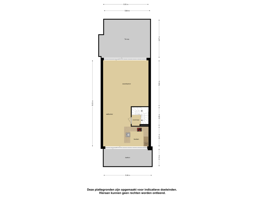 Bekijk plattegrond van Eerste Verdieping van Pauwenburg 24