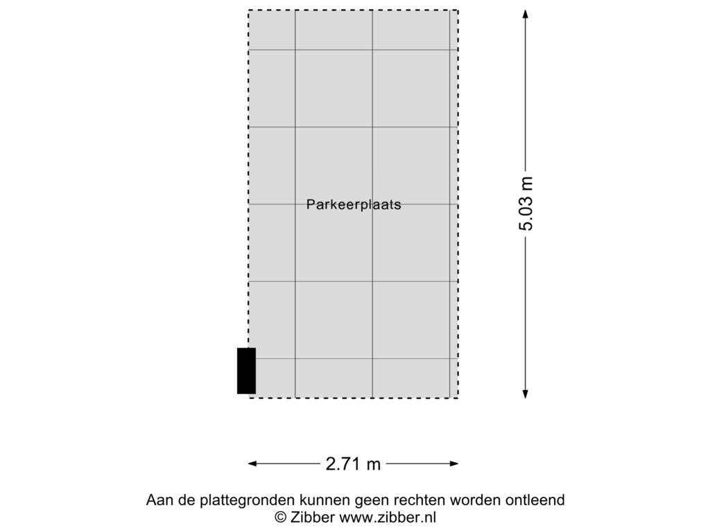 Bekijk plattegrond van Parkeerplaats van Noorderbleek 122