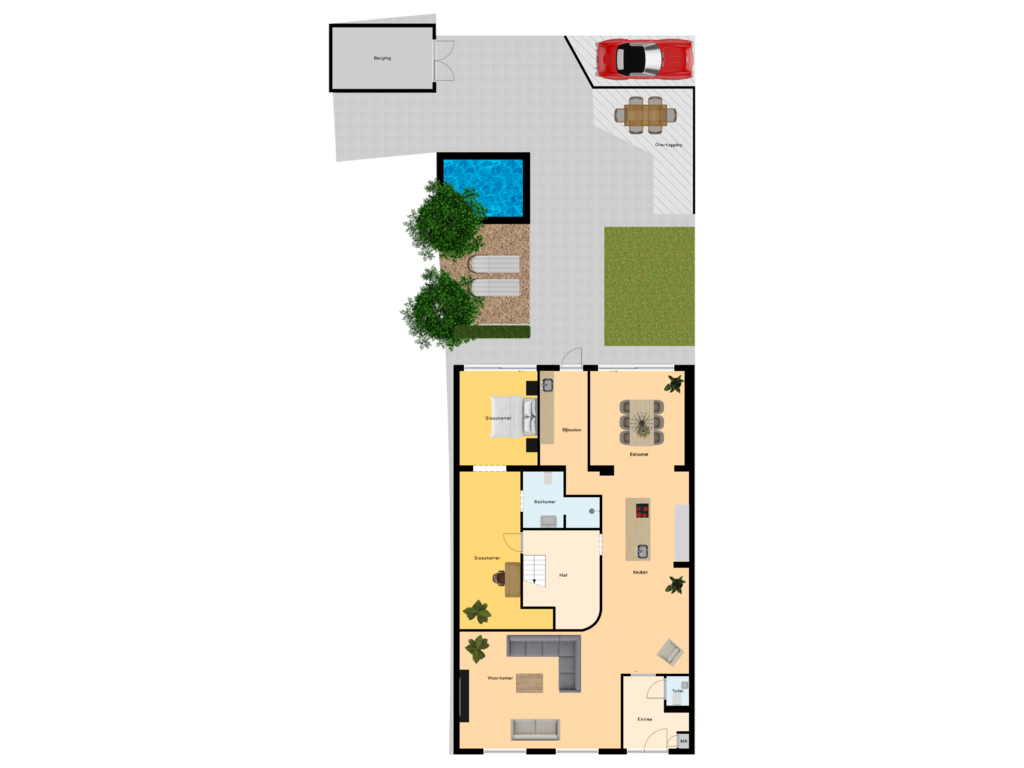 Bekijk plattegrond van Kadastrale Kaart van Adastraat 10