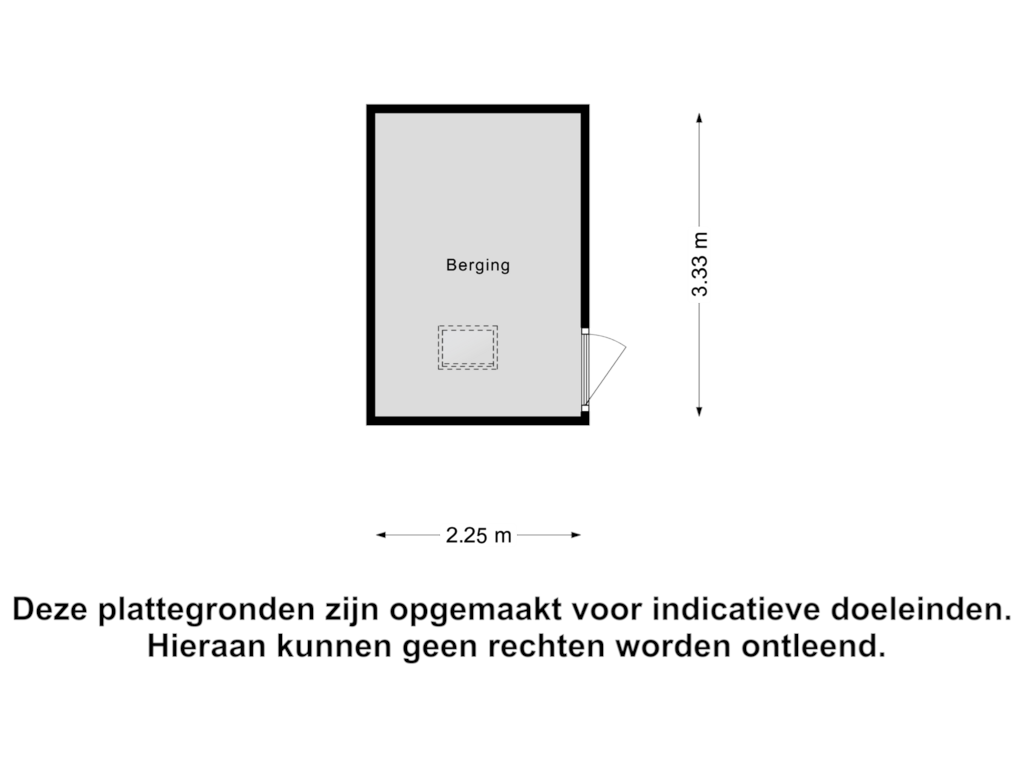 Bekijk plattegrond van Berging van Laarhof 42