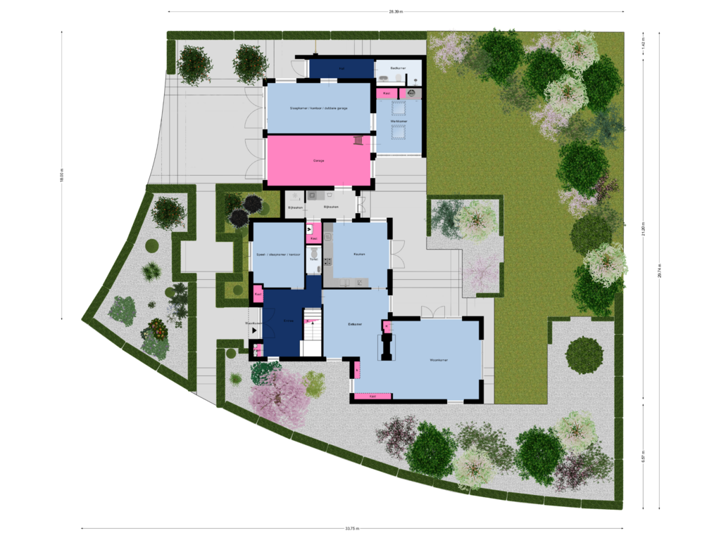 Bekijk plattegrond van Begane Grond_Tuin van Jozef Israëlsstraat 2