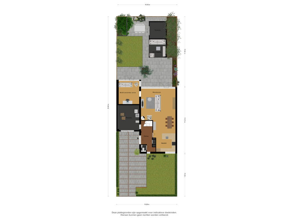 Bekijk plattegrond van Begane Grond  Tuin van Rotselaar 16