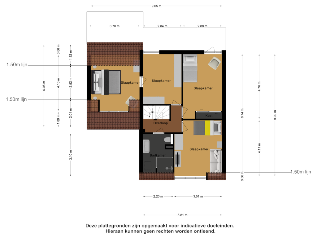 Bekijk plattegrond van Eerste Verdieping van Rotselaar 16