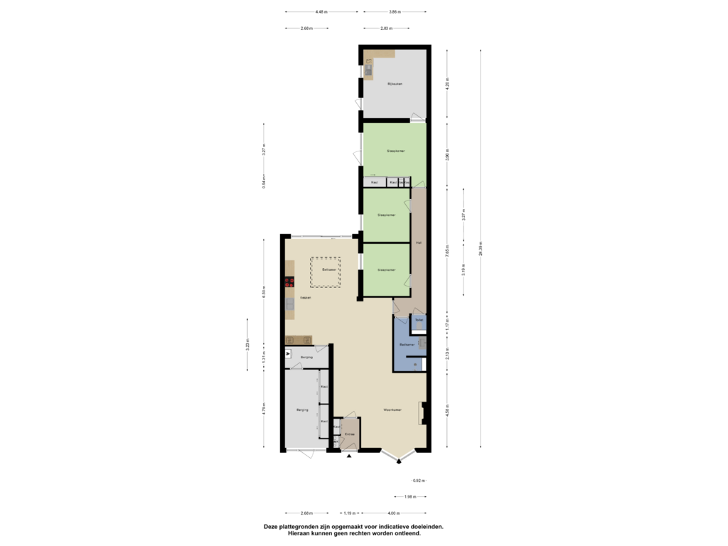 View floorplan of Begane Grond of Ogentroost 22