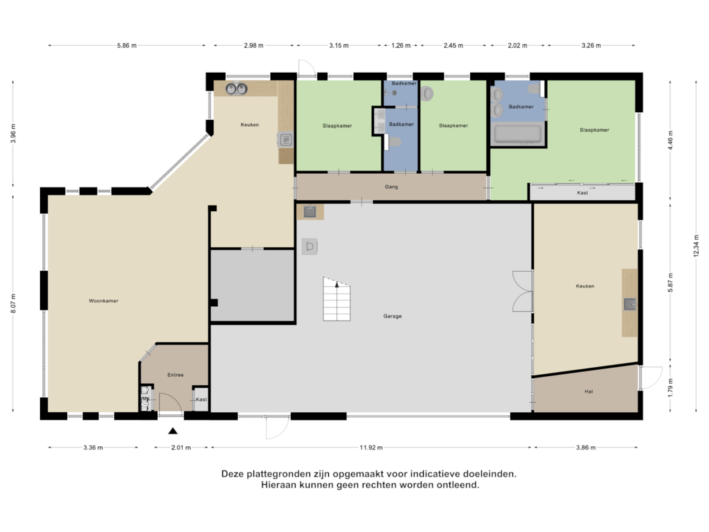 Bekijk plattegrond van Begane Grond van Witte Paal 111