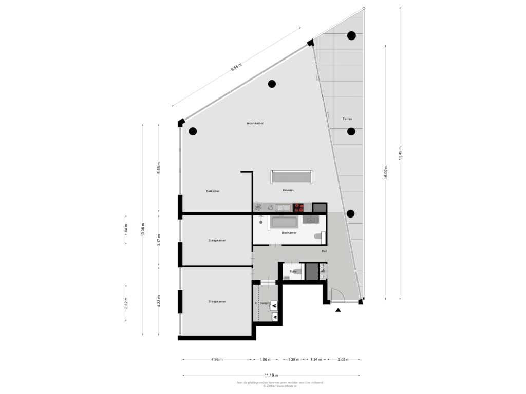 Bekijk plattegrond van Appartement van Frederik van Eedenplein 3