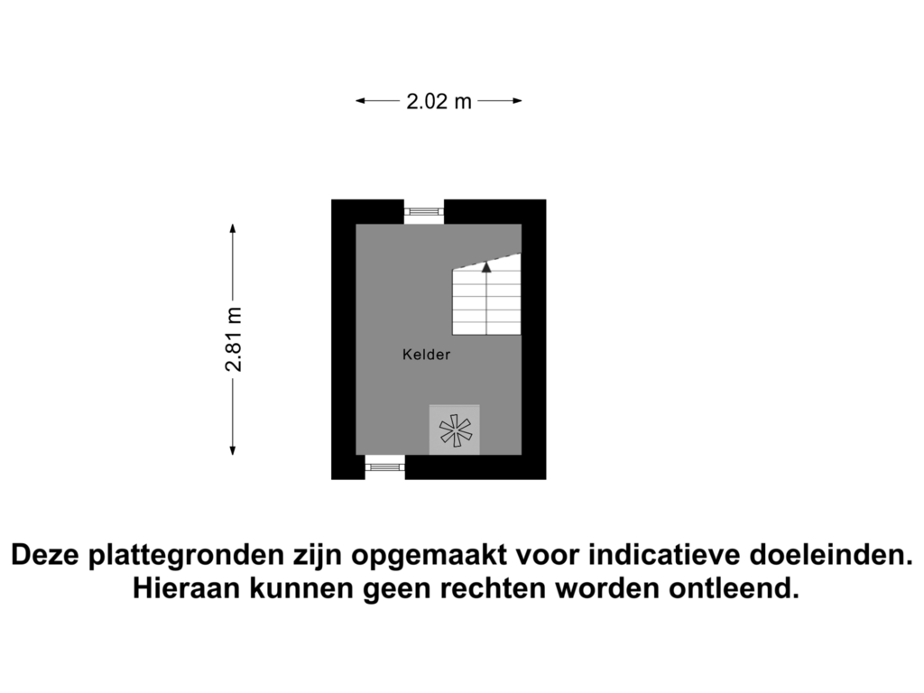 Bekijk plattegrond van Kelder van Langestraat 61