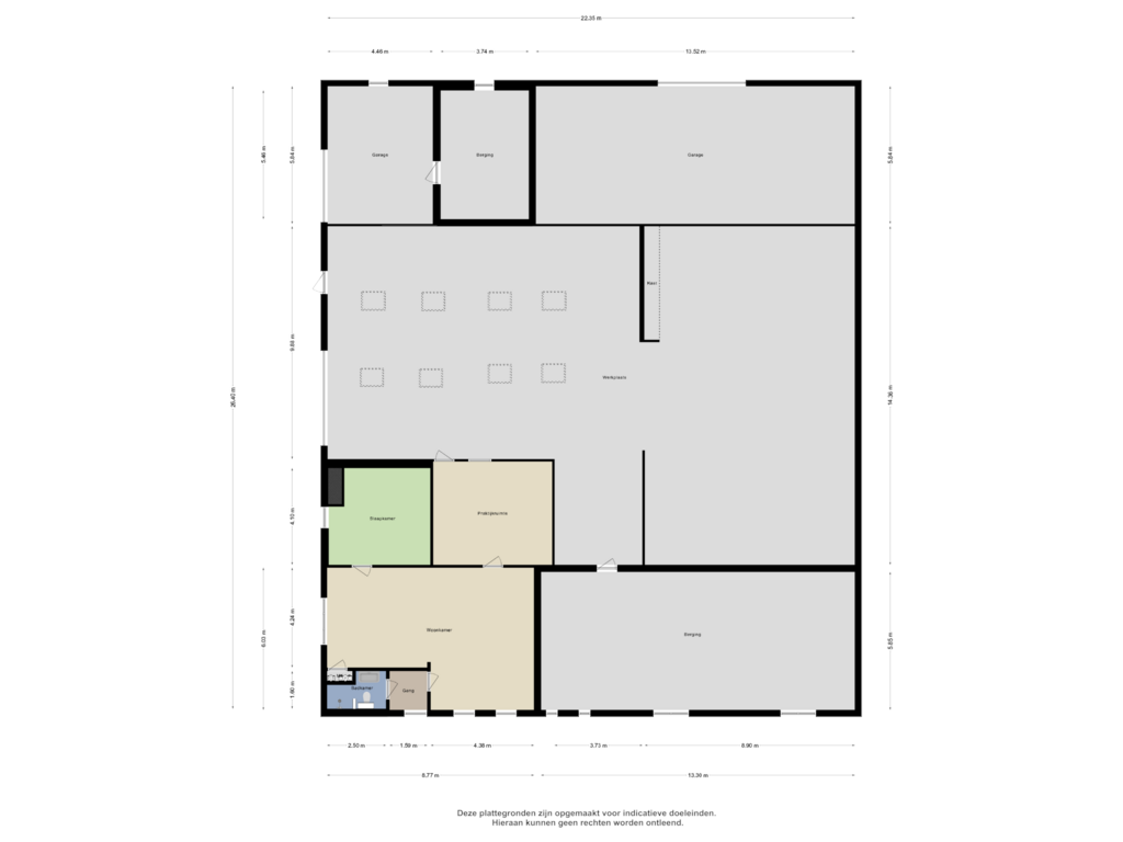 Bekijk plattegrond van Gastenverblijf van Bonegraafseweg 69