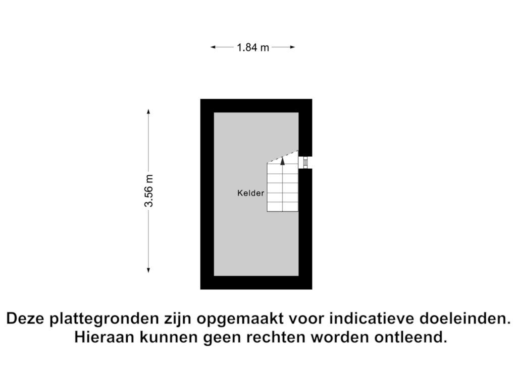 Bekijk plattegrond van Kelder van Hoogstraat 45