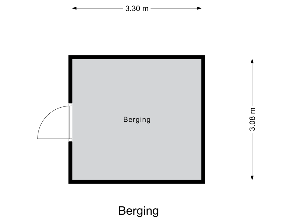 Bekijk plattegrond van Berging van Wierdensestraat 4-27