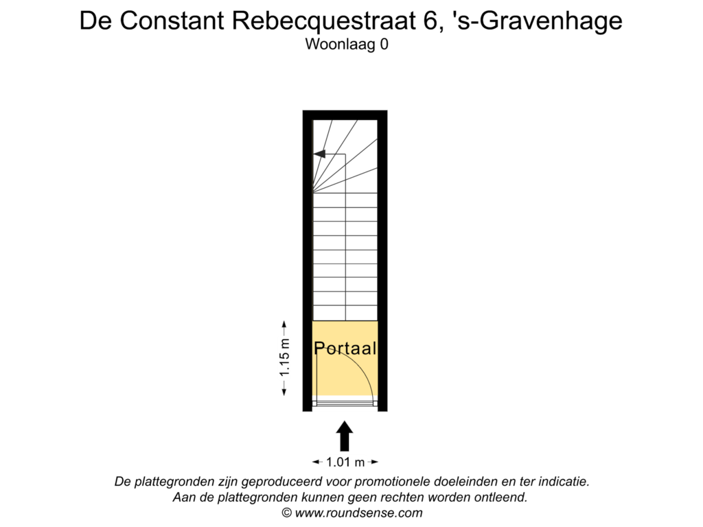 Bekijk plattegrond van Woonlaag 0 van De Constant Rebecquestraat 6