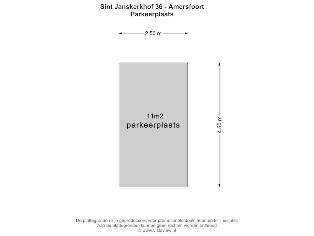 Bekijk plattegrond van PARKEERPLAATS van Sint Janskerkhof 36