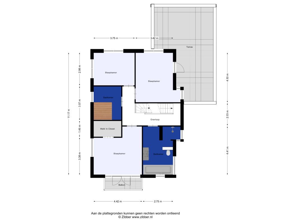 Bekijk plattegrond van Eerste Verdieping van Rotsvlinderhof 24