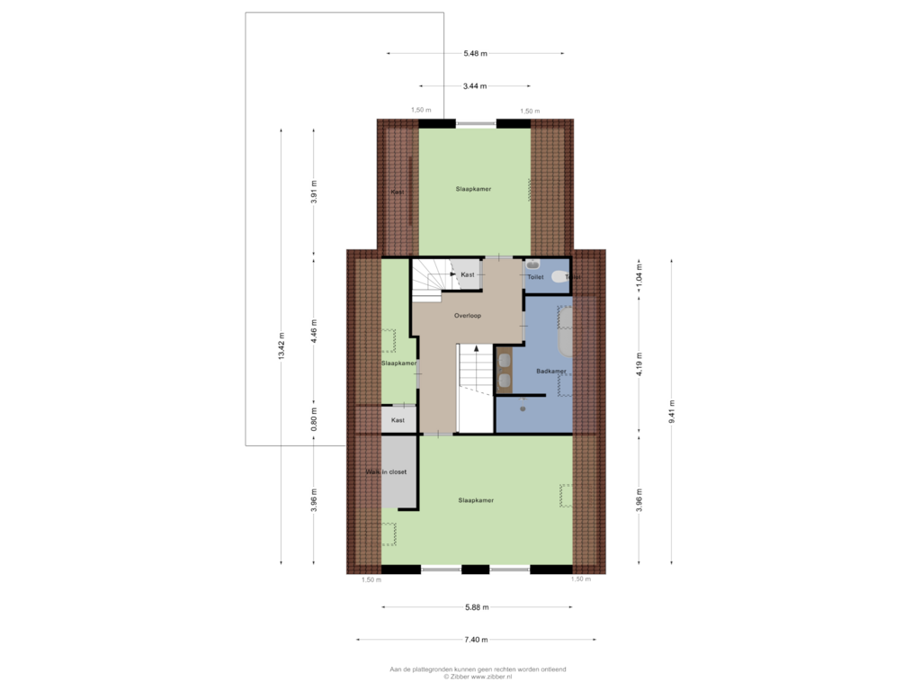 View floorplan of Eerste Verdieping of Wezel 12