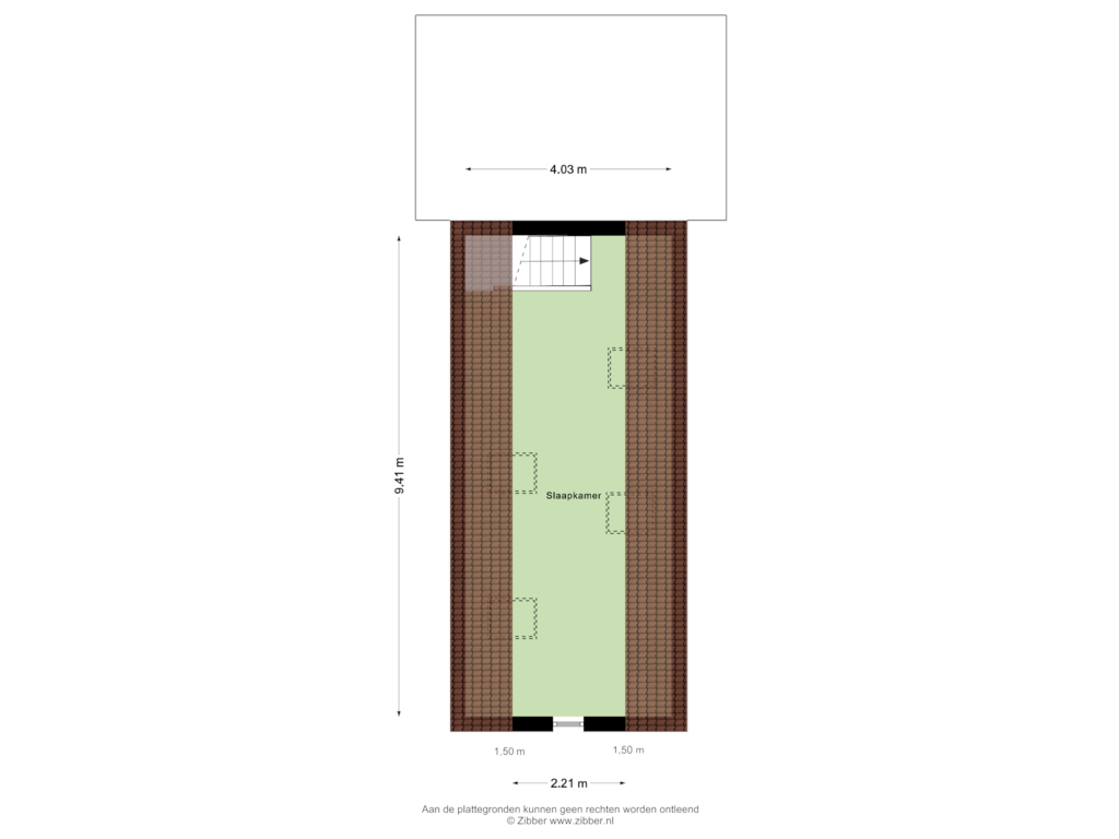 View floorplan of Tweede Verdieping of Wezel 12