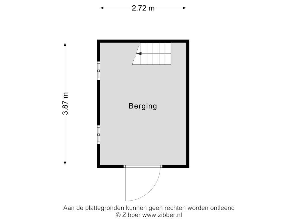 View floorplan of Berging of Wezel 12