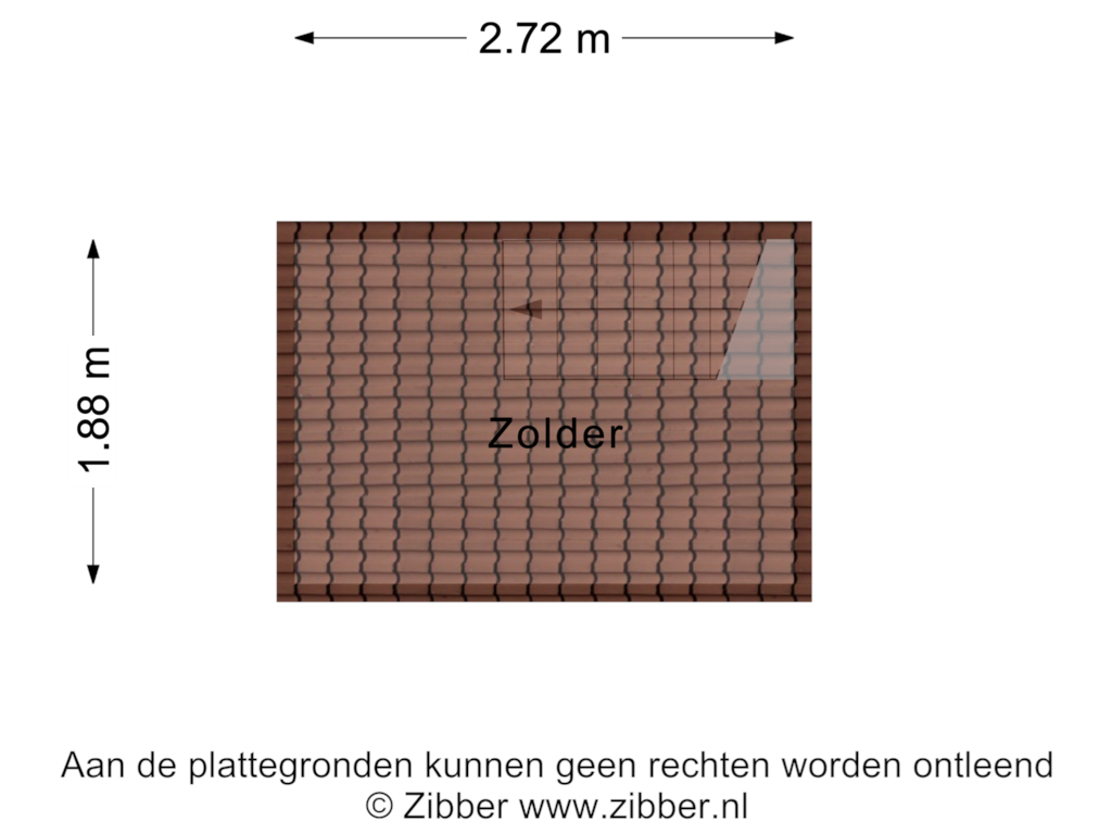 View floorplan of Zolder of Wezel 12