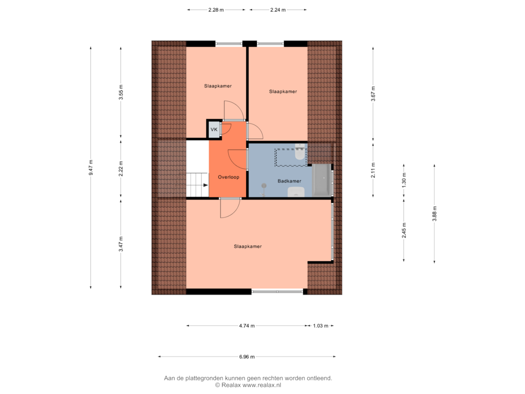 Bekijk plattegrond van Verdieping van Isaäc da Costastraat 22