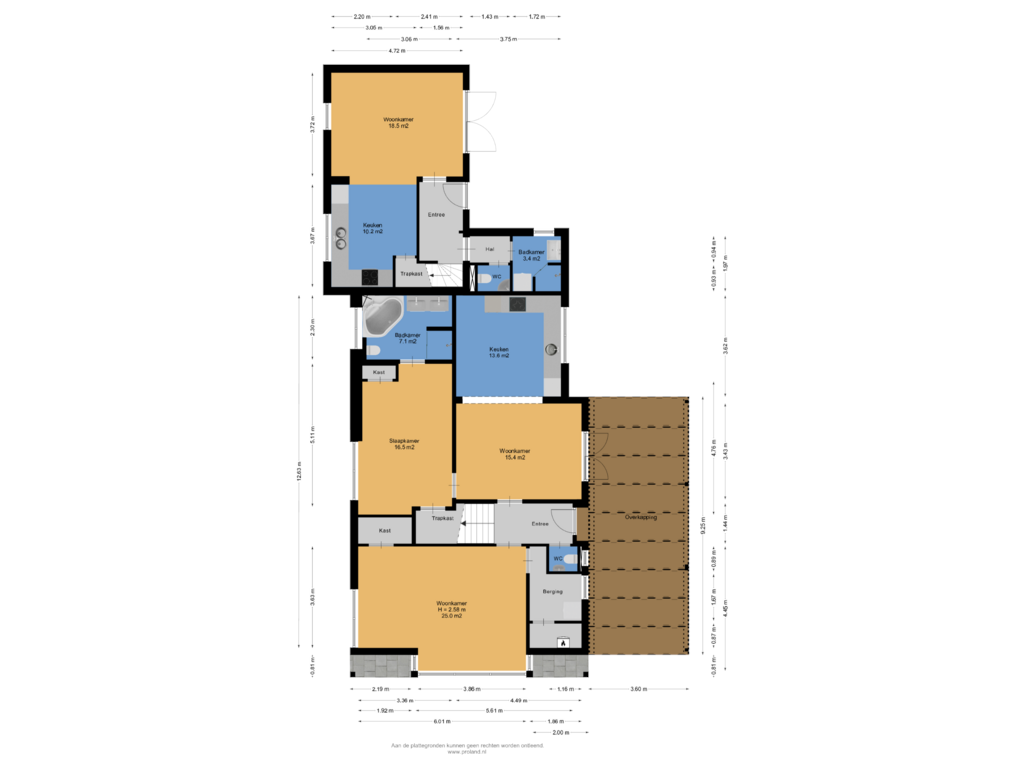 Bekijk plattegrond van Begane Grond van Bargerweg 49