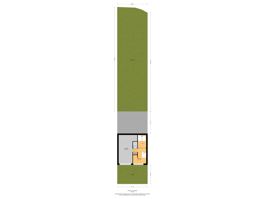 View floorplan of Situatie of Saltholm 12