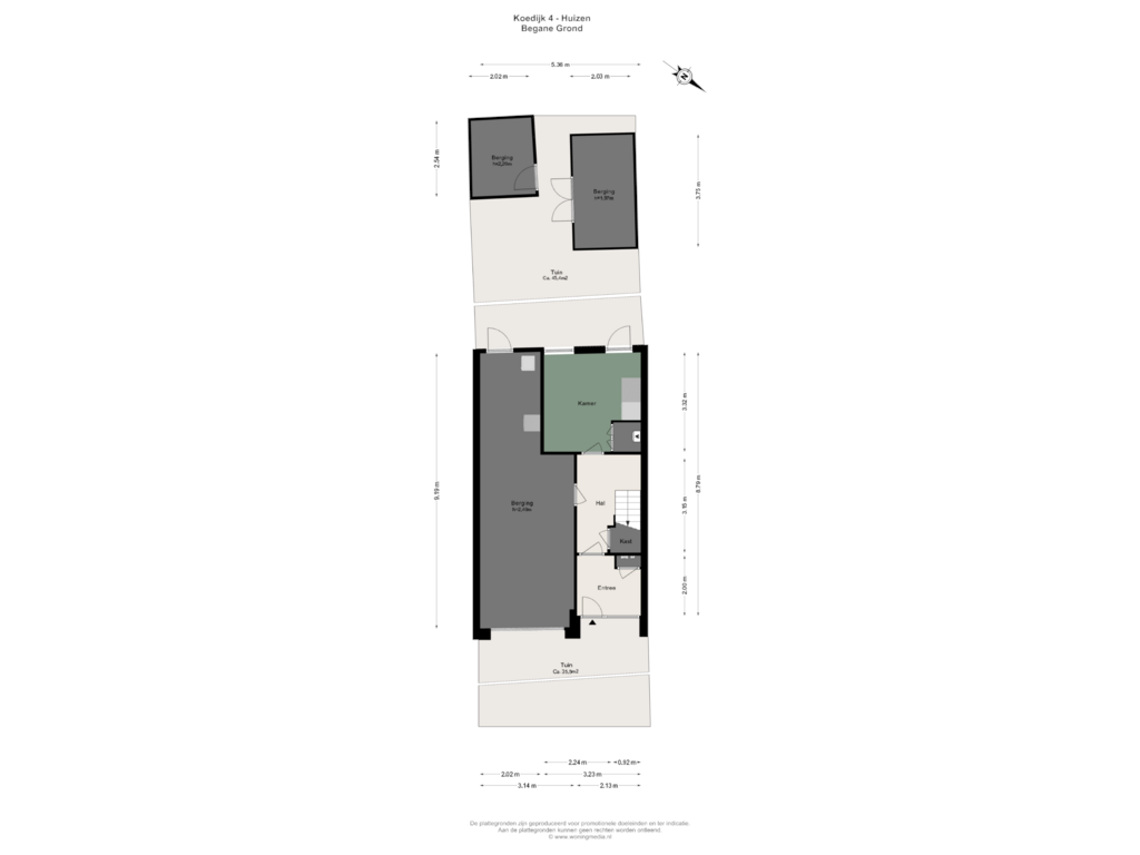 Bekijk plattegrond van Begane_grond van Koedijk 4