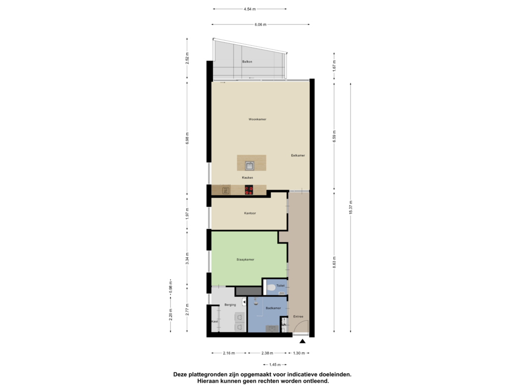 Bekijk plattegrond van Appartement van Jacques Dutilhweg 354