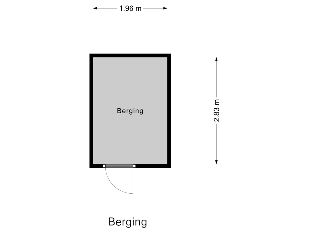 Bekijk plattegrond van Berging van Heivlinder 11