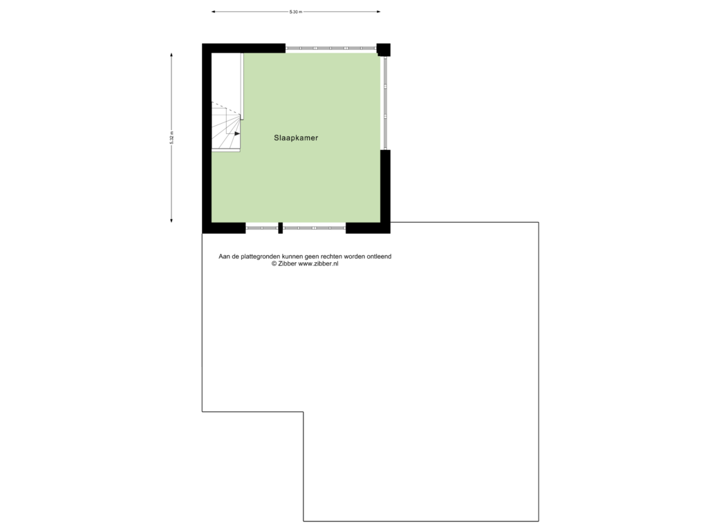 Bekijk plattegrond van Tweede Verdieping van Wolverversgilde 23