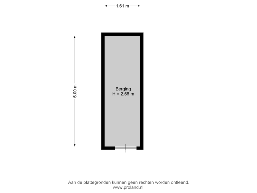 Bekijk plattegrond van Berging van Laan van de Eekharst 72