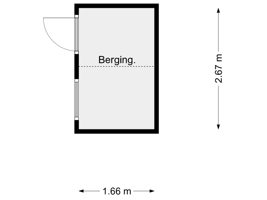 View floorplan of Berging of Koningsvaren 5