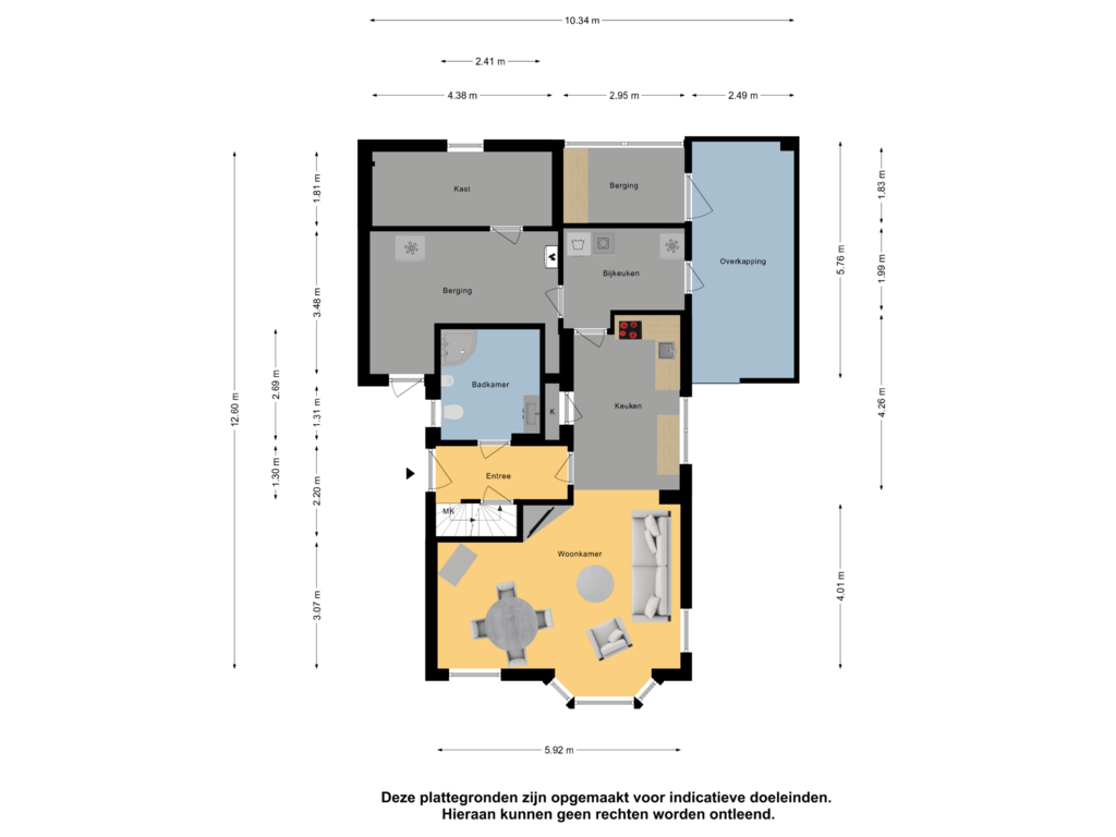 Bekijk plattegrond van Begane Grond van Schoolstraat 5