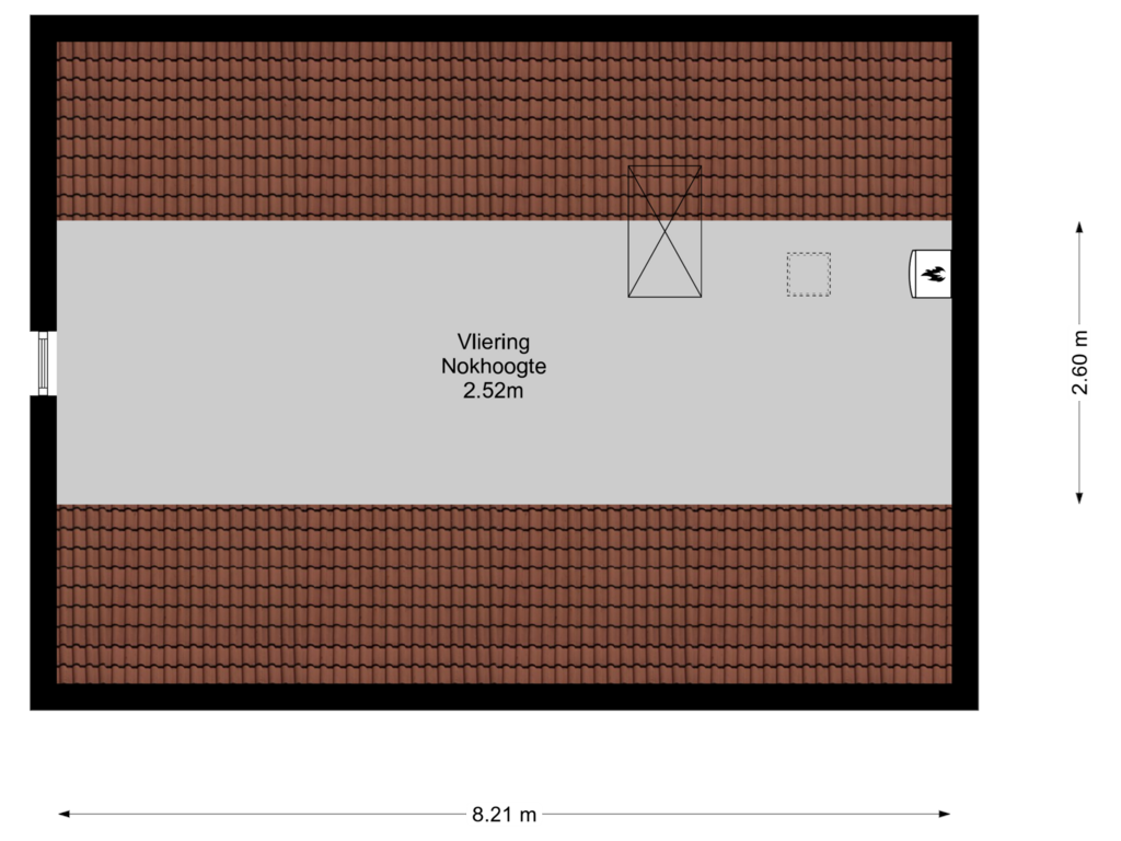 View floorplan of Vliering of Tolakkerweg 134