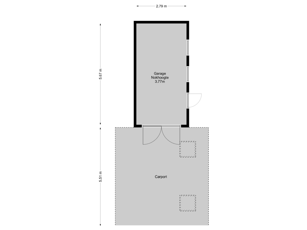 View floorplan of Garage of Tolakkerweg 134