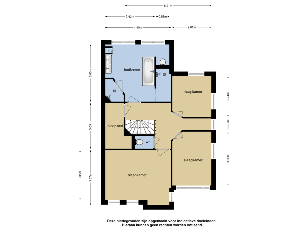 Bekijk plattegrond van 1e verdieping van Burcht 68