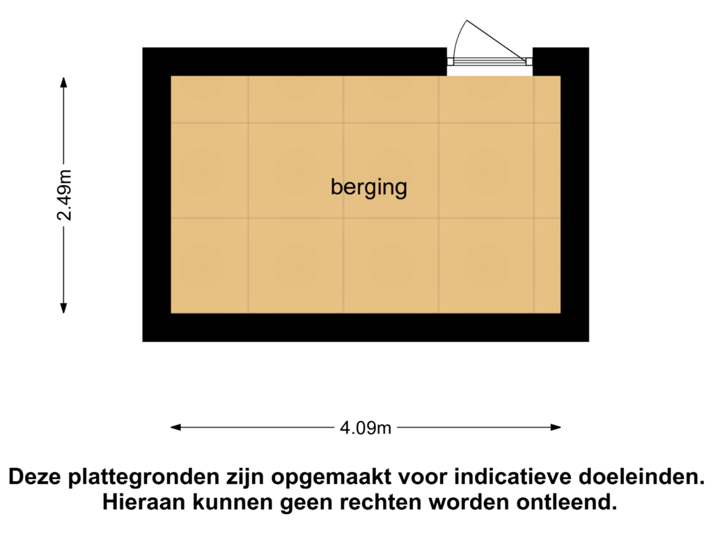 Bekijk plattegrond van berging van Burcht 68