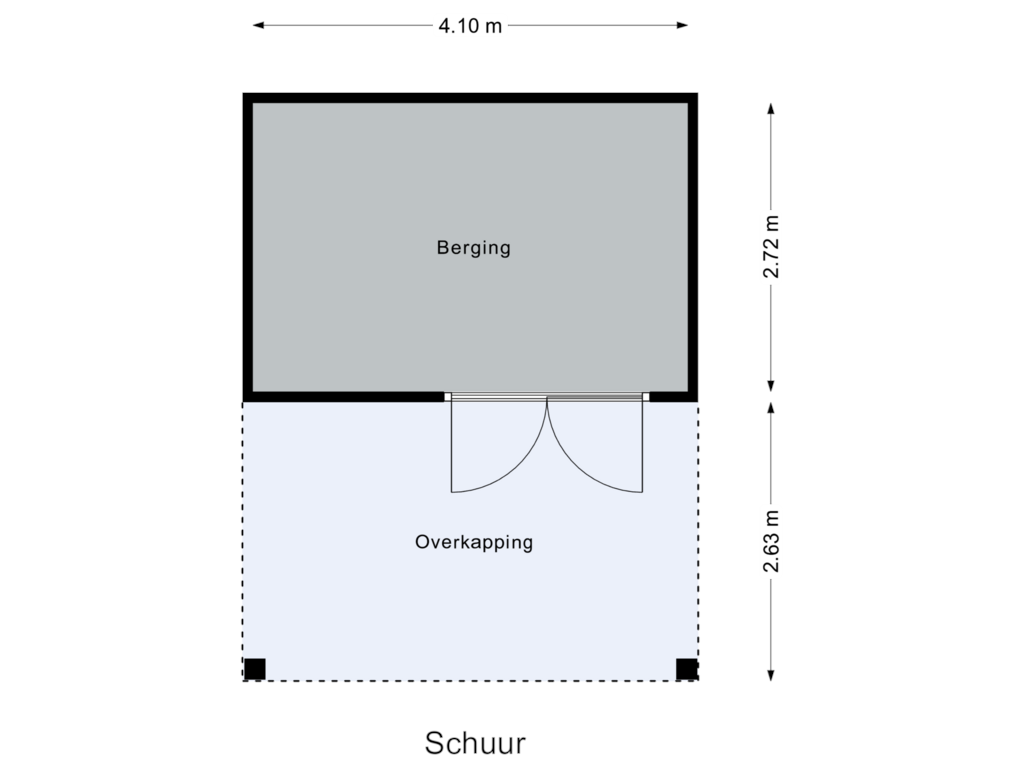 Bekijk plattegrond van Schuur van Benthuizerstraat 108-B