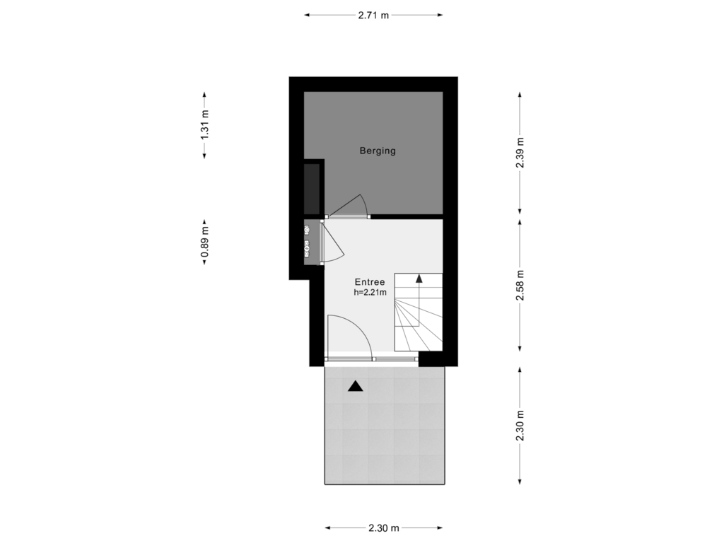 Bekijk plattegrond van Begane Grond van Bijlmerdreef 739