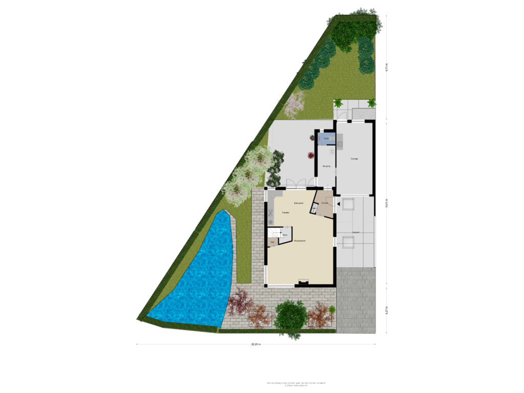 View floorplan of Begane Grond_Tuin of Vleermuisstraat 18